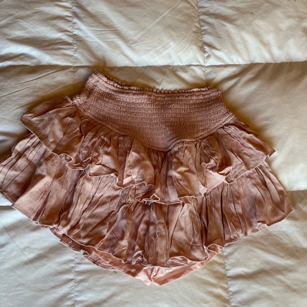 Pink Dusty Rose Ruffle Skirt ~ Rock N Rags - Picture 15 of 15